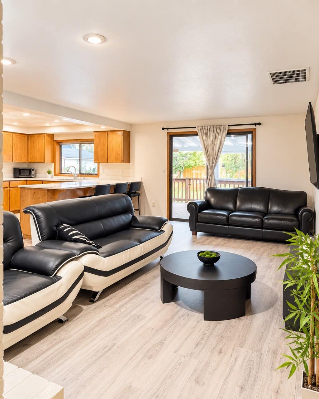 Bright, welcoming living room at HopeSprings